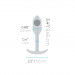 Анальная пробка со смещенным центром тяжести, S, B-vibe Snug Plug 1 черная, 8.6 х 2.2 см