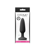 Анальная пробка силикон NS Novelties COLOURS PLEASURES SMALL PLUG BLACK