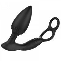 Анальная вибропробка Nexus SIMUL8 Plug Edition с двойным эрекционным кольцом