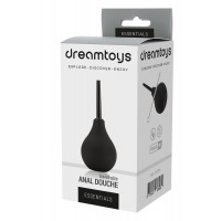 Анальная клизма с щеточкой для очищения Dream Тoys Еssentials ANAL DOUCHE черная