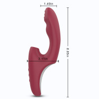 Двойной вибртор Wibrator-Silicone Vibrator USB 7+7+7 functions