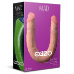 Двухсторонниий фаллоимитатор "FLEX&FIX" EGZO Ciberskin 46 см*4,5 см