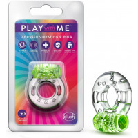 Эрекционное виброкольцо PLAY WITH ME AROUSER VIBRATING C-RING GREEN