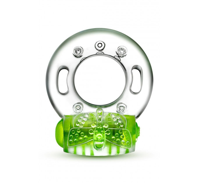Ерекційне віброкільце PLAY WITH ME AROUSER VIBRATING C-RING GREEN