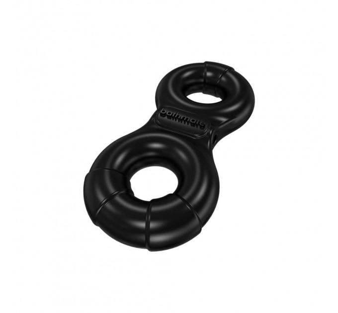 Ерекційне кільце на пеніс та мошонку Bathmate Vibe Ring-Eight чорне