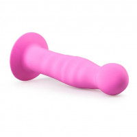 Фалоімітатор на присосці Easytoys рожевий, 14.2 х 2.8 см