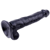 Фалоімітатор з яєчками на присосці Chisa Black Mont Chisa, 25 см