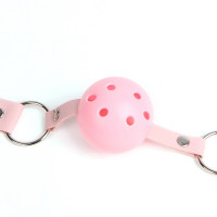 Кляп-кулька на ремінці Star Night, рожевий, One Size