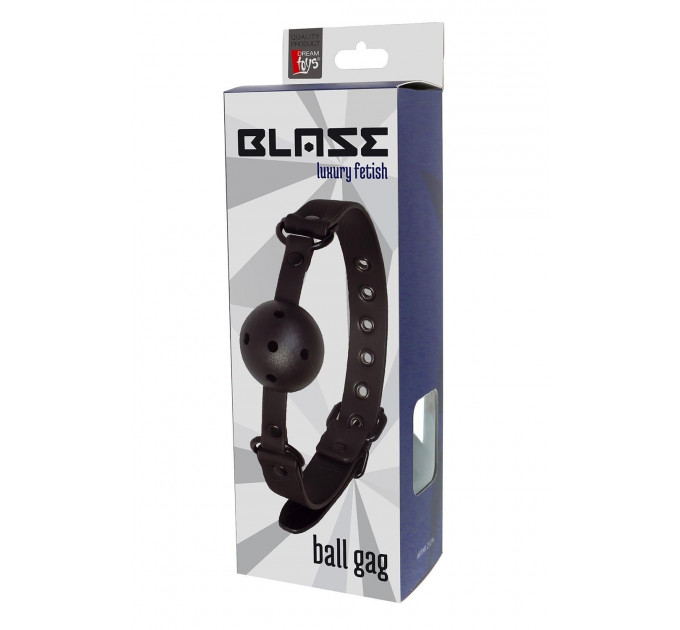 Кляп BLAZE BALL GAG WITH PAINTING EDGE BLACK
