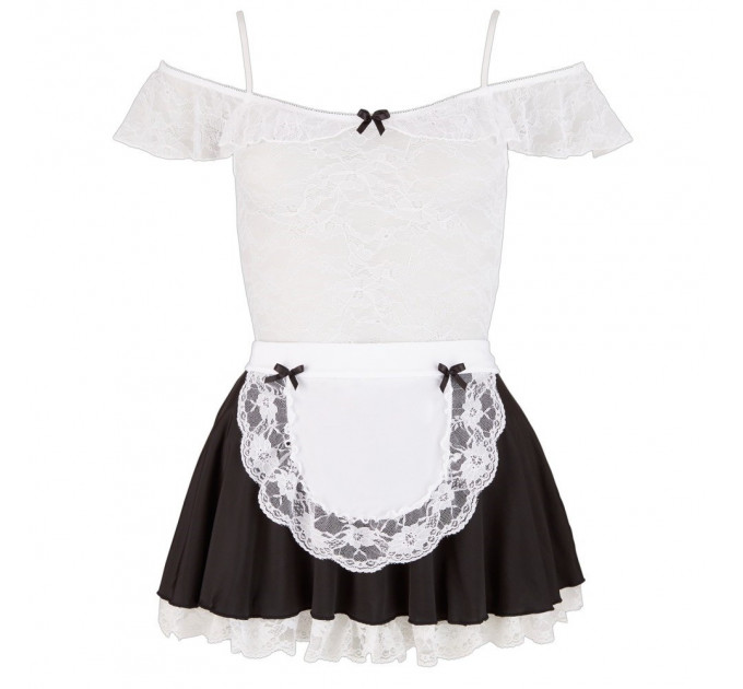 Костюм покоївки Cottelli Collection Maid's Dress 2 предмети, M