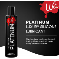Лубрикант на силиконовой основе WET Platinum Premium, 89 мл