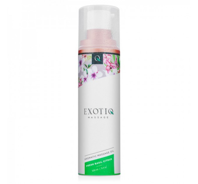 Массажное масло Exotiq Massage Oil Basil Citrus 100 мл