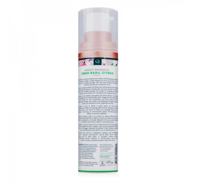 Массажное масло Exotiq Massage Oil Basil Citrus 100 мл