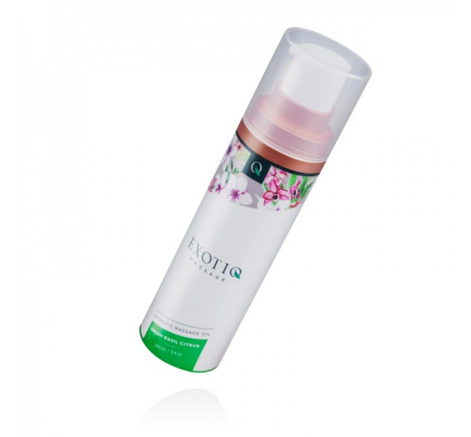 Массажное масло Exotiq Massage Oil Basil Citrus 100 мл