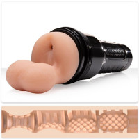 Мастурбатор анус с мошонкой, из киберкожи Fleshlight Light FleshSack, бежевый