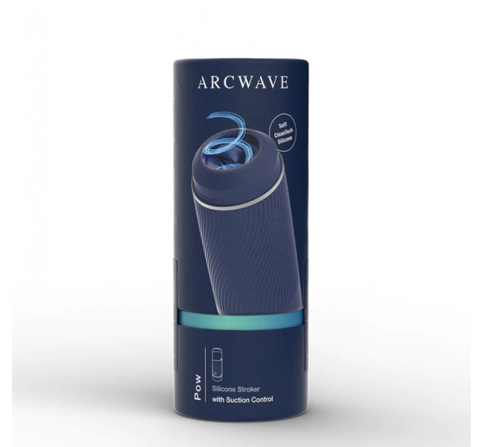 Мастурбатор премиум-класса с контролем всасывания Arcwave Pow Stroker Blue
