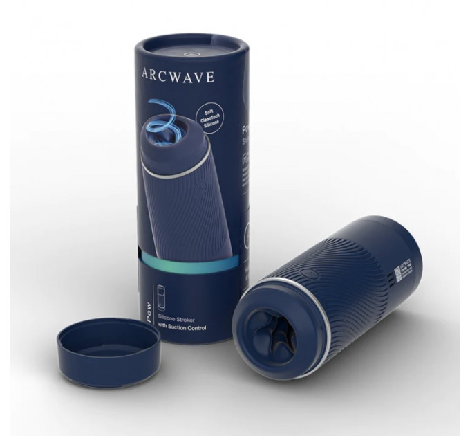 Мастурбатор премиум-класса с контролем всасывания Arcwave Pow Stroker Blue