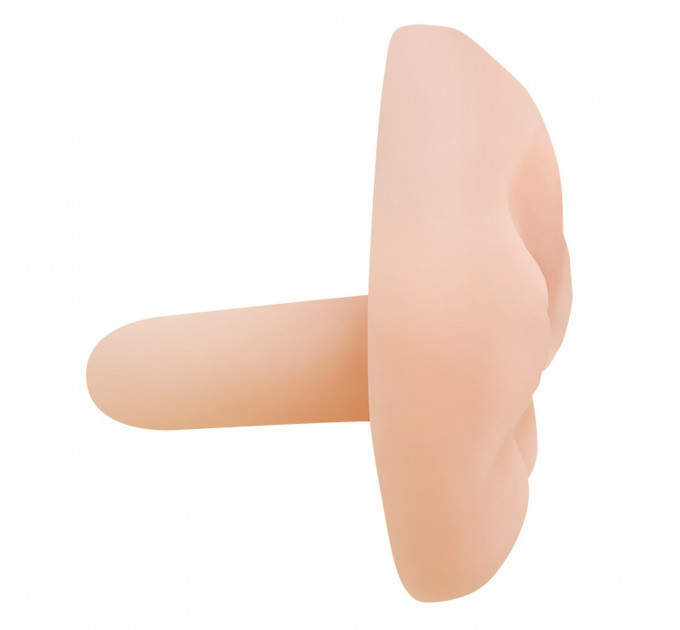 Мастурбатор реалистичный Baile Ultra Realistic Vagina, в виде вагины, с вибрацией,бежевый,15 х 14 см