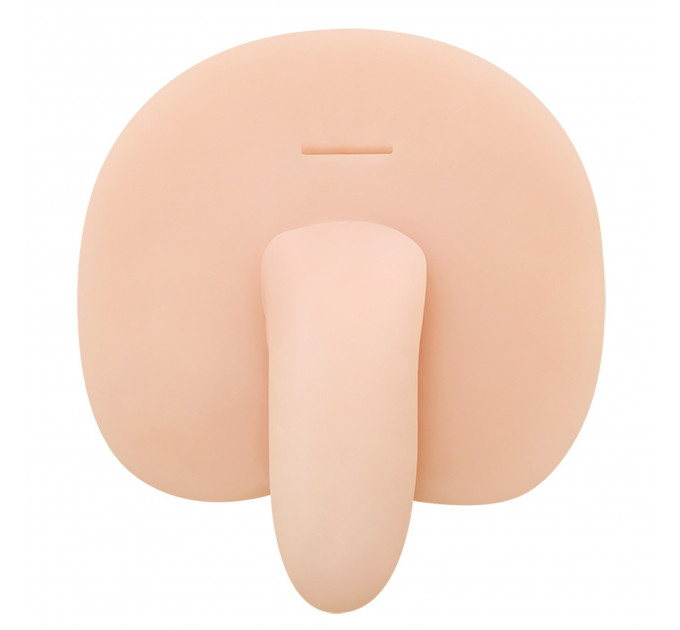 Мастурбатор реалистичный Baile Ultra Realistic Vagina, в виде вагины, с вибрацией,бежевый,15 х 14 см