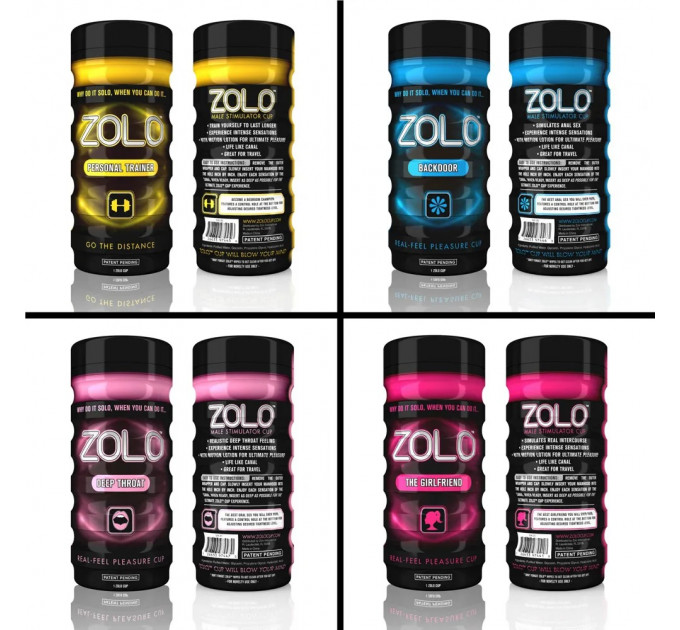 Мастурбатор в колбе Zolo Personal Trainer Cup