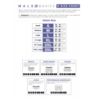 Чоловічі труси-брифи MaleBasics чорно-сині, L