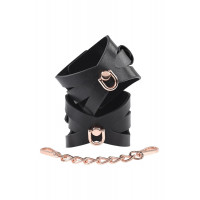 Наручники Sex and Mischief черные, 28 см