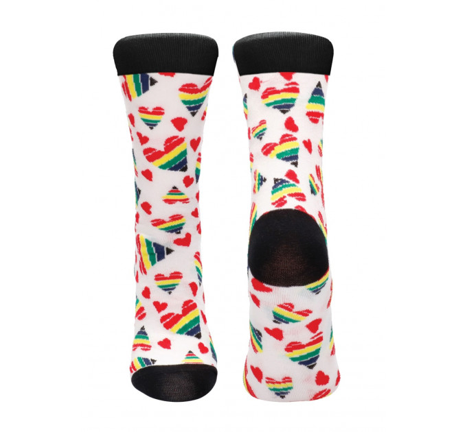Носки в сердечках Shots Sexy Socks Happy Hearts разноцветные, размер 36-41