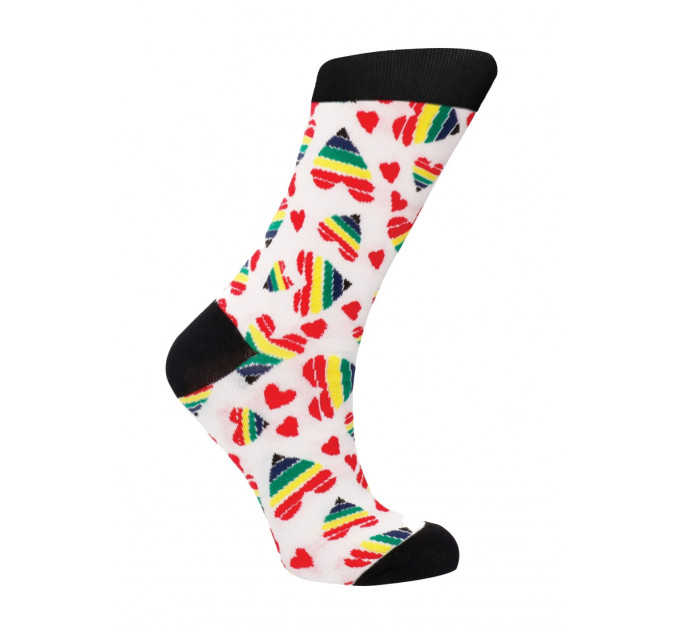 Носки в сердечках Shots Sexy Socks Happy Hearts разноцветные, размер 36-41