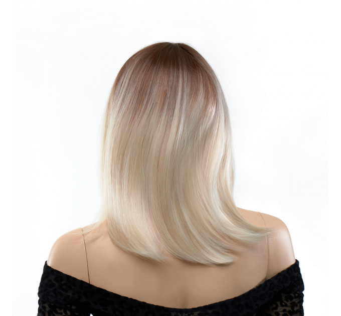 Парик прямой Fetish Hair омбре блонд, 35 см