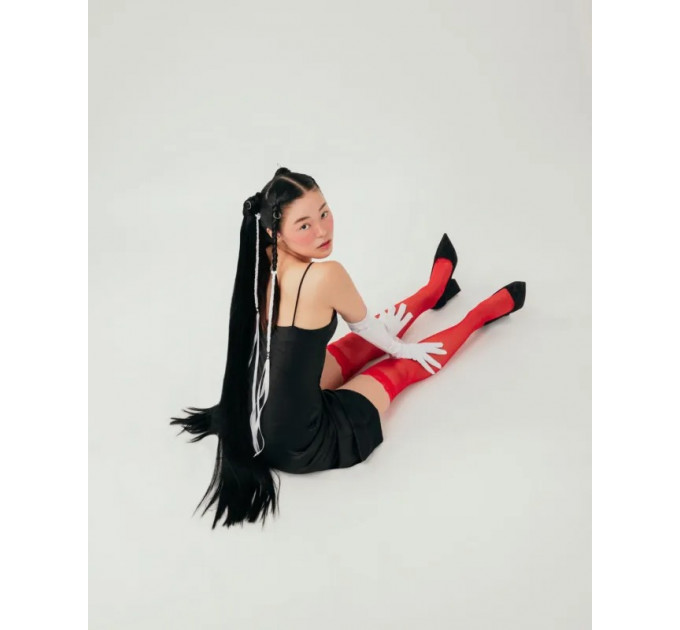 Перчатки Extra Long Opera Length Satin Gloves от Leg Avenue, белые