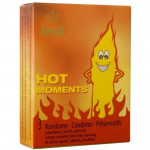 Презервативы с согревающим эффектом Amor Hot Moments латексные (цена за упаковку, 3 шт.)