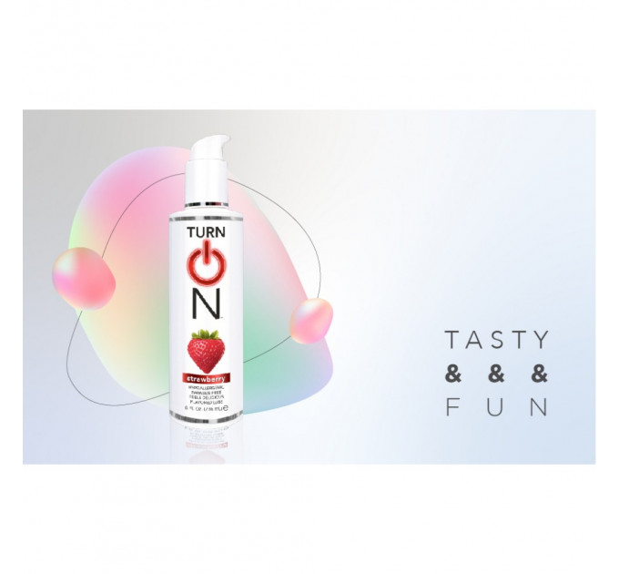 Їстівний лобрикант Wet Turn On Yummy Strawberry Flavored Lube 118 мл