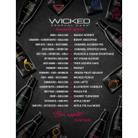 Съедобный лубрикант со вкусом яблока Wicked Aqua Candy Apple на водной основе, 60 мл