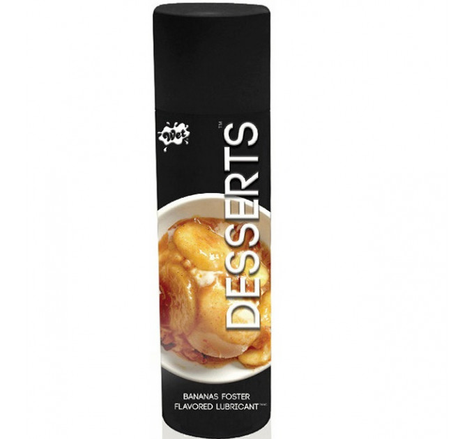 Съедобный лубрикант WET Bananas Foster (Банановое суфле) 89 мл