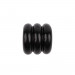 Широкое эрекционное кольцо из трех ярусов Chisa GK Power Triad Cock Ring, черное