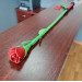 Стек роза Kid Grain Leather Rose Crop With Calf Leather Rose телячья кожа