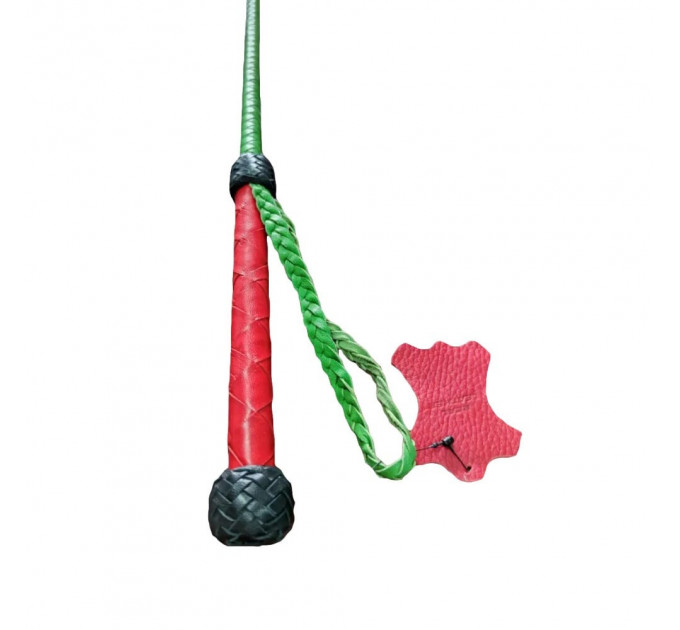 Стек роза Kid Grain Leather Rose Crop With Calf Leather Rose телячья кожа