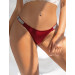 Стринги зі стразами на поясі StarNight LOVE, бордові, XS-S