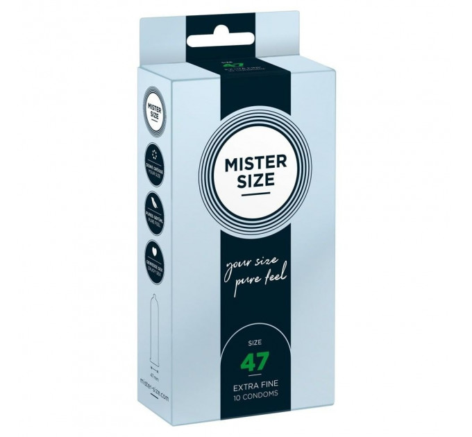 Презервативы Mister Size 47mm pack of 10