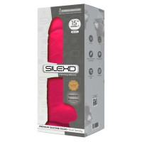 Термопластичный фаллоимитатор SILEXD Thermo Active светящийся в темноте, розовый