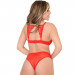 Трусики з квітковою аплікацією та відкритим доступом Daring Intimates чорний, S/M