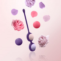 Вагинальные шарики 4шт Rianne S Pussy Playballs Purple ROSE