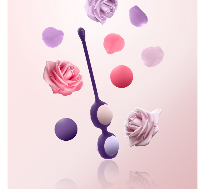 Вагинальные шарики 4шт Rianne S Pussy Playballs Purple ROSE