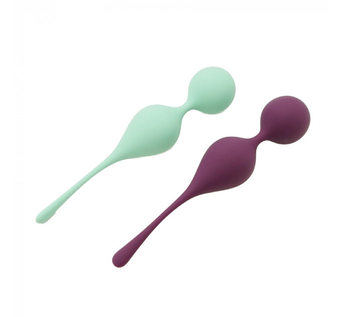 Вагинальные шарики Sweet Em на мягком соединении, бирюзовые,17 х 3.3 см