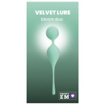 Вагинальные шарики Sweet Em на мягком соединении, бирюзовые,17 х 3.3 см