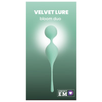 Вагінальні кульки Sweet Em на м'якому з'єднанні, бірюзові, 17 х 3.3 см