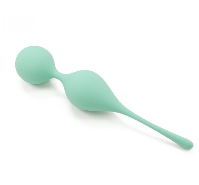 Вагінальні кульки Sweet Em на м'якому з'єднанні, бірюзові, 17 х 3.3 см