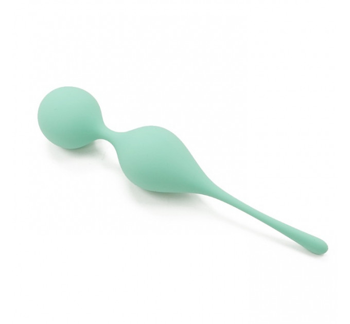 Вагинальные шарики Sweet Em на мягком соединении, бирюзовые,17 х 3.3 см