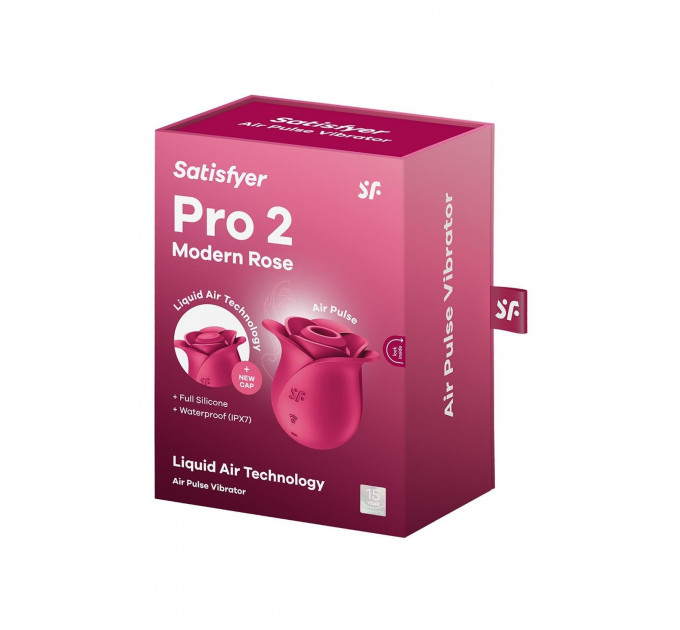 Вакуумный стимулятор роза Satisfyer Pro 2 розовый, 6.5 см