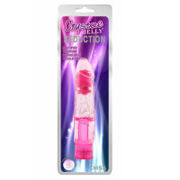 Вібратор реалістичний на батарейках Chisa Crystal Jelly Seduction, рожевий